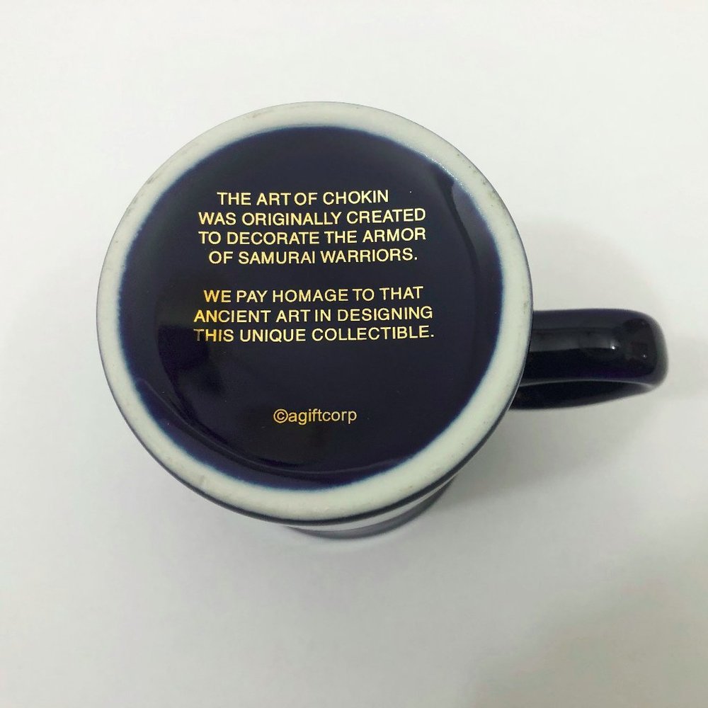 Florida Dark Blue Chokin Gold 9 oz Coffee Cup Mug - Picture 4 of 4